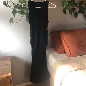 Black maternity dress